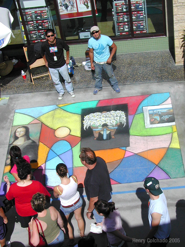 Pasadena Chalkfest Street Art 2005