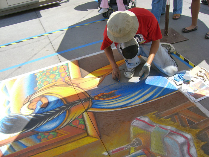 Pasadena Chalkfest 2006 - Sunday morning