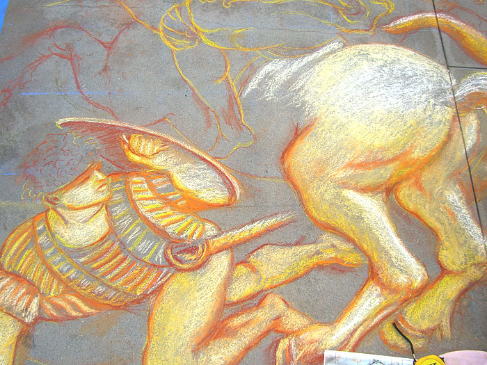 Chalkfest 2007 Sketch with grid