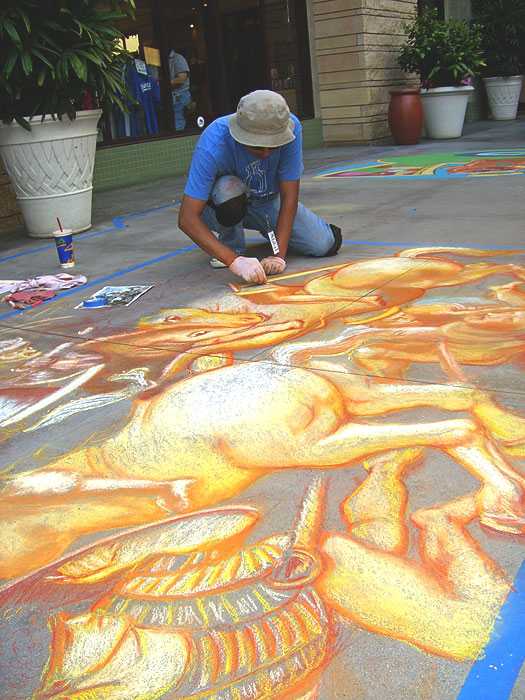 Pasadena Chalkfest Day one