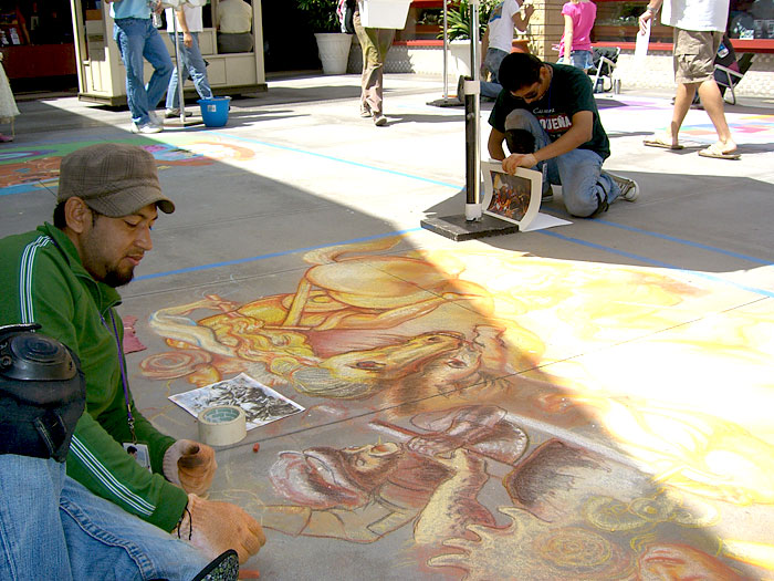 Chalkfest 2007 Pasadena Ender