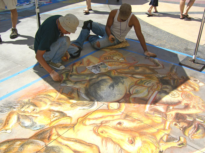 Chalkfest 2007 Black chalk