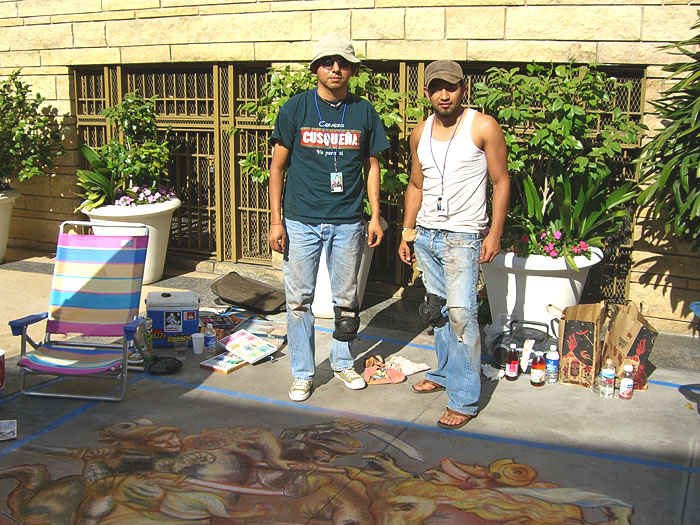 Chalkfest 2007 pasadena tired