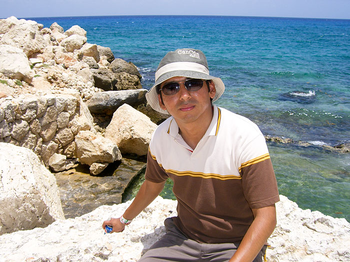 mexico cancun weather. Beach in Cancun