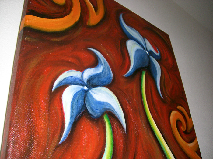 Flower Painting glossy