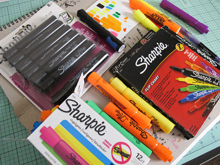 Sharpie Chart Markers